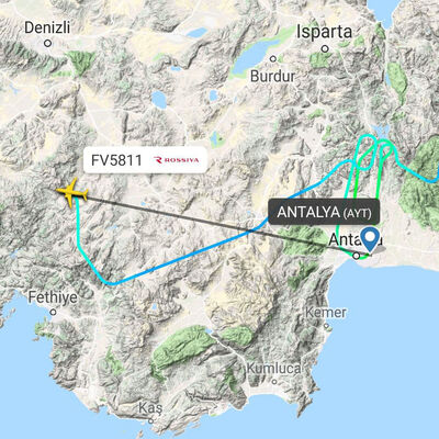 Antalya'da uçaklar havalimanına inemedi!