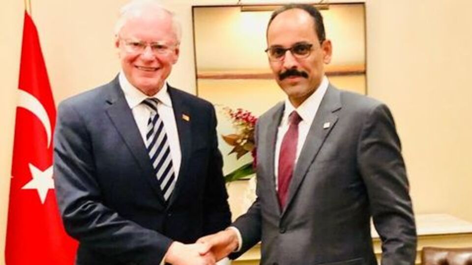 Kalın ve Jeffrey'den Suriye görüşmesi