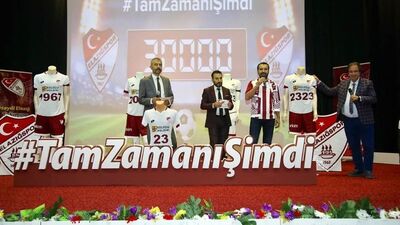 Elazığspor için 40 bin 58 forma satışı