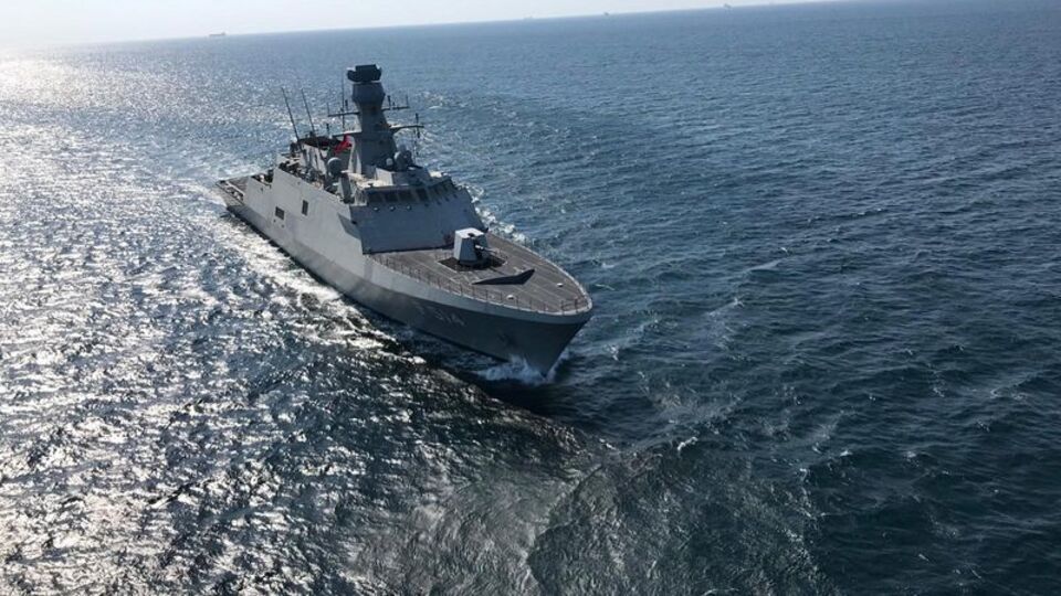 TCG Kınalıada denizle buluştu