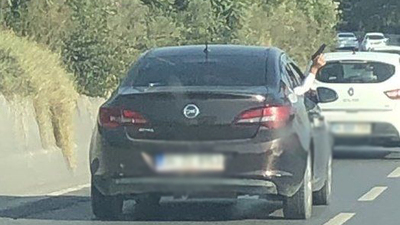 Otoyol magandasına sosyal medyada tepki yağdı