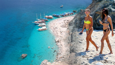 Maldivler değil Antalya!