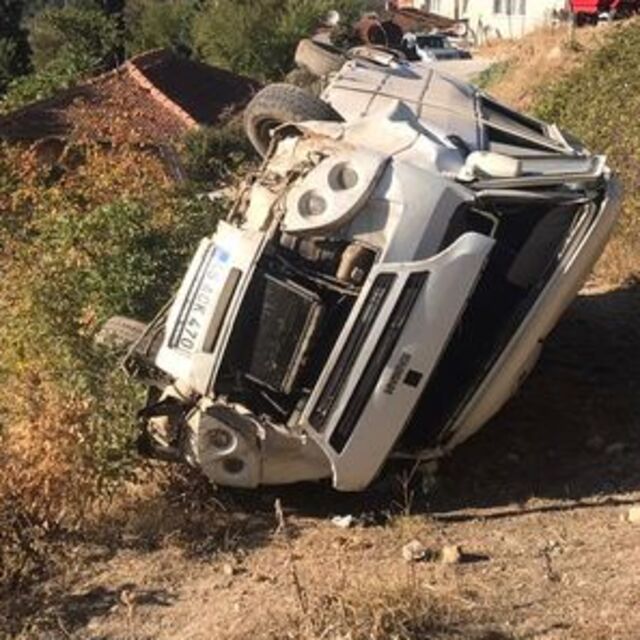 Manisa'da faciadan dönüldü!