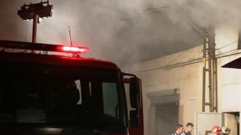 İplik atölyesinde korkutan yangın