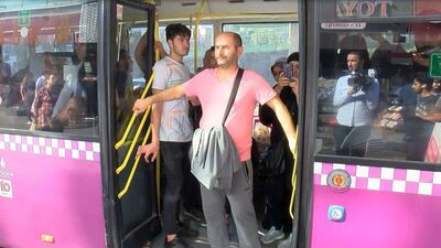 Durağa yanaşan otobüste alarm! "Kimse inmesin, binmesin"