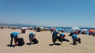 Balıkesir'de sahil atıkları gelir oldu