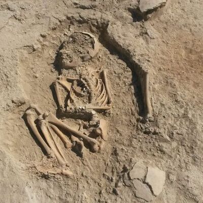 5700 yıllık çocuk iskeletinde ilginç detay