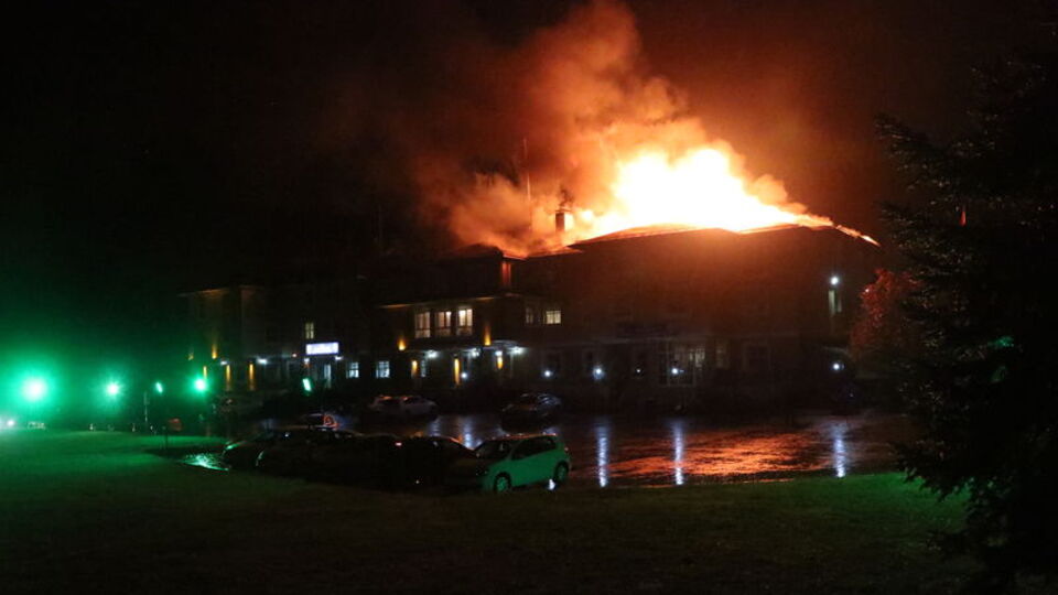 Bolu Dağı Polisevi'nde korkutan yangın