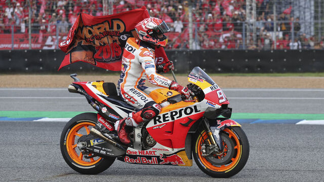 MotoGP'de şampiyon Marquez