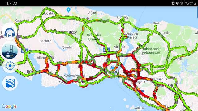 İstanbul trafiği felç!