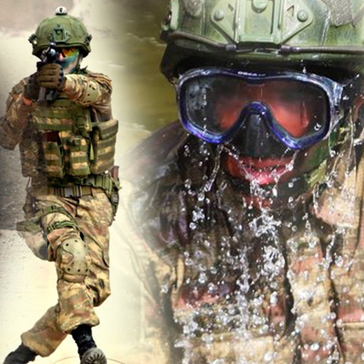 Savaştaymış gibi!