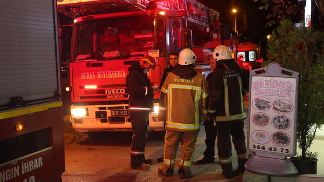 Bursa'da iş yeri yangını: 1 ölü