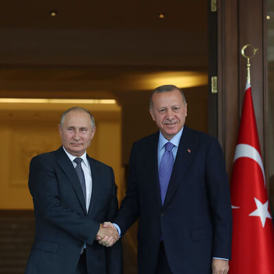 Cumhurbaşkanı Erdoğan Putin ile görüştü