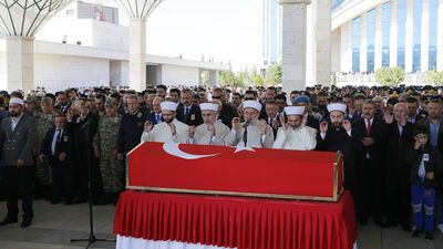 Şehit Ahmet Topçu, Ankara'da toprağa verildi