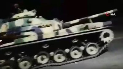 Dev tanklar Fırat Nehri'ni böyle geçecek!