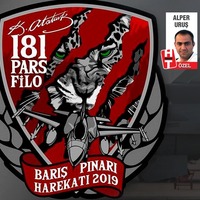 İşte Diyarbakır'daki 181. Pars Filosu'nun Barış Harekatı arması!