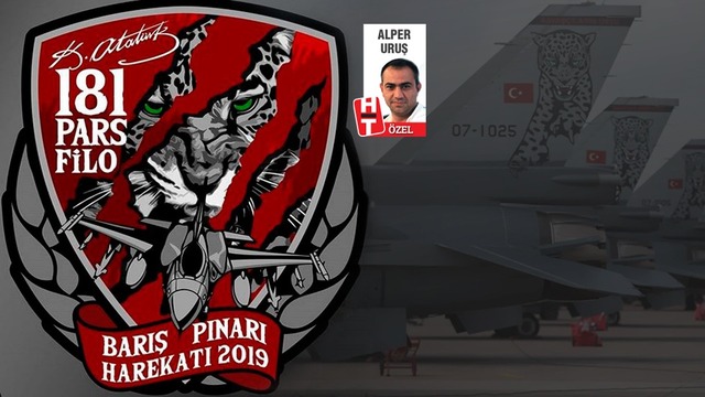 İşte Diyarbakır'daki 181. Pars Filosu'nun Barış Harekatı arması!