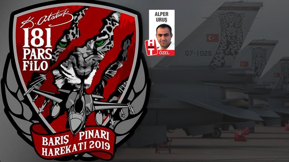 İşte Diyarbakır'daki 181. Pars Filosu'nun Barış Harekatı arması!