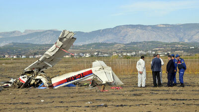 Antalya'daki eğitim uçağı kazasında büyük kuşku