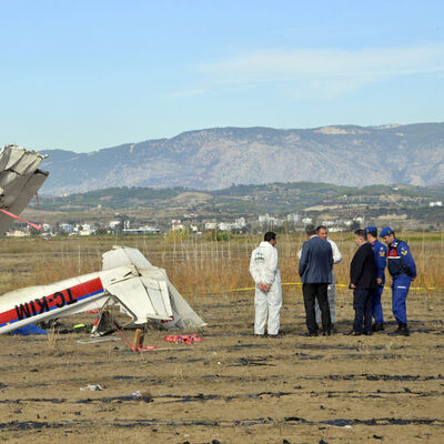 Antalya'daki eğitim uçağı kazasında büyük kuşku