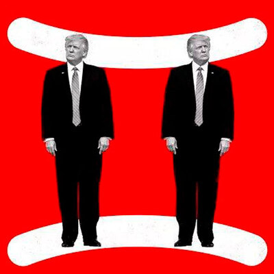 Donald Trump tam İkizler!