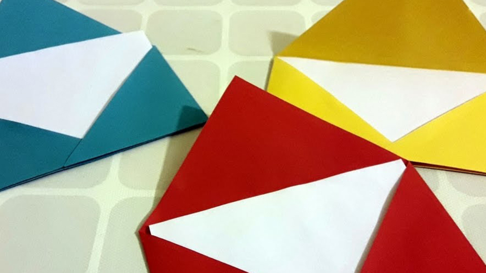 A4 kâğıdından zarf nasıl yapılır?