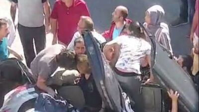 Uyanmadı bile! Araçtan çıkarken şok yaşandı