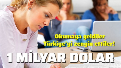 Yabancı öğrenci yılda 1 milyar dolar bırakıyor
