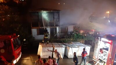 Öfkeli kayınpeder gelininin evini yaktı