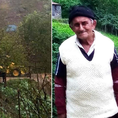 Menfezi açmaya çalışırken sele kapılmış!