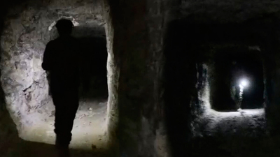 Bölücü örgütün açtığı tüneller örümcek ağı gibi!