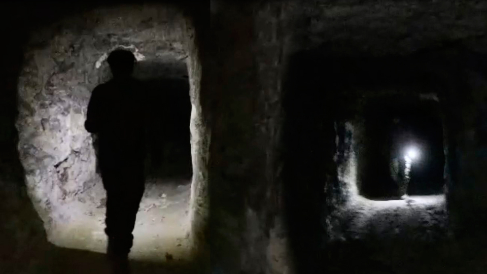 Bölücü örgütün açtığı tüneller örümcek ağı gibi!