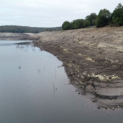 Barajlarda korkutan görüntü!