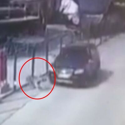 Dehşete düşüren an! Görüntüleri izleyenler büyük tepki gösterdi