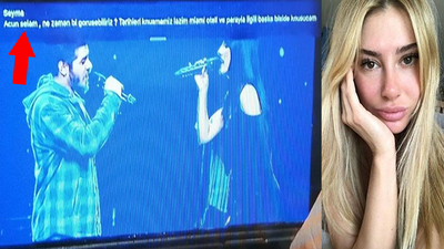 Şeyma'nın o mesajı canlı yayında!
