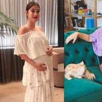 Karnı burnunda Hazal