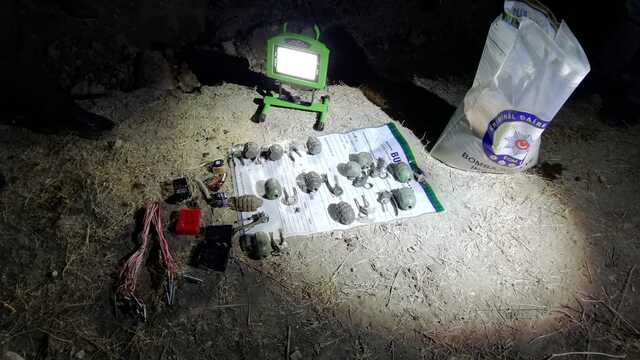 Van'da 13 kilo TNT ele geçirildi