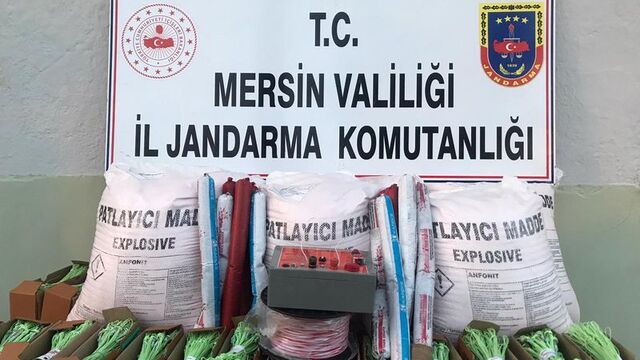 150 kilogram patlayıcı ele geçirildi