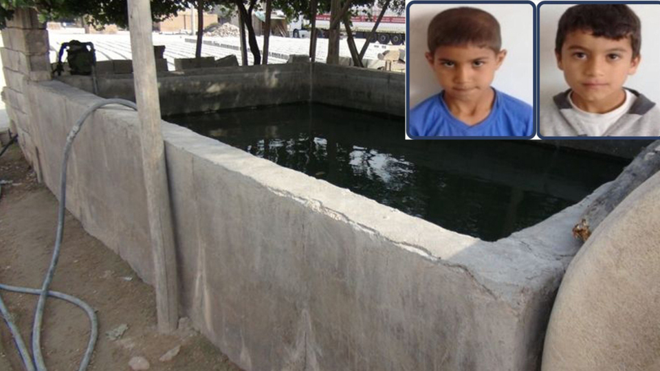 Briket imalathanesindeki havuz 2 çocuğa mezar oldu!