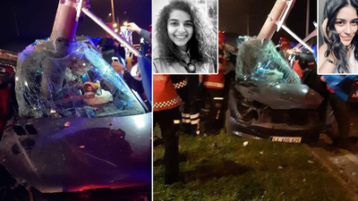 İki kız kardeşi hız ayırdı!