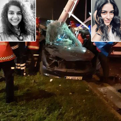 İki kız kardeşi hız ayırdı!