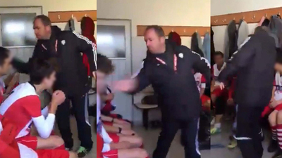 Futbolcularını tokatlayan antrenöre ceza