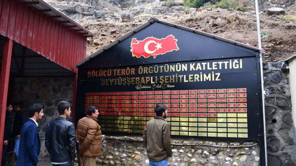 Kato'ya 120 şehit için anıt ve çeşme