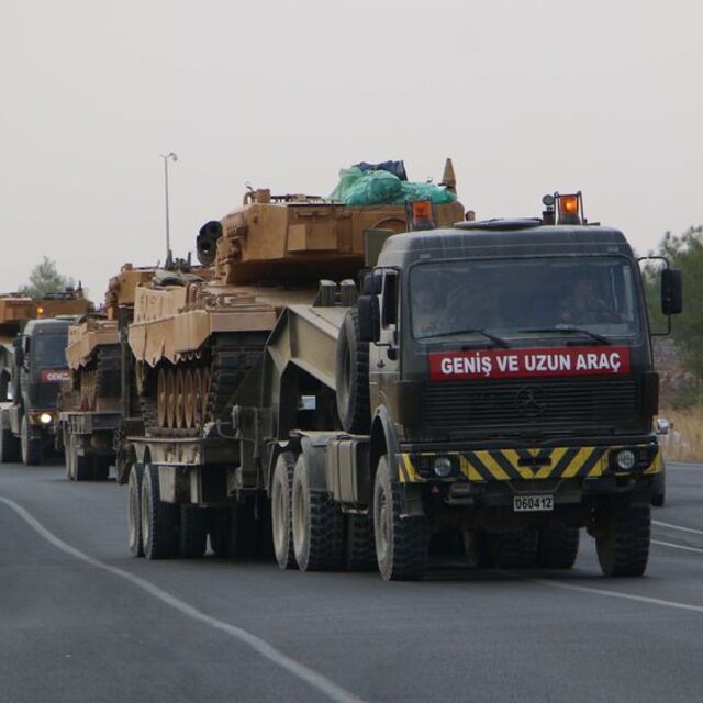 Suriye sınırına sevkiyat