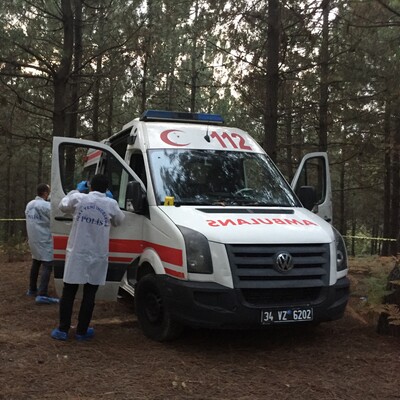 Ambulansı böyle çalmış