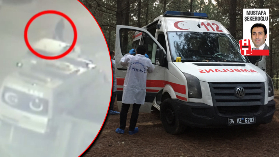 Ambulansı böyle çalmış