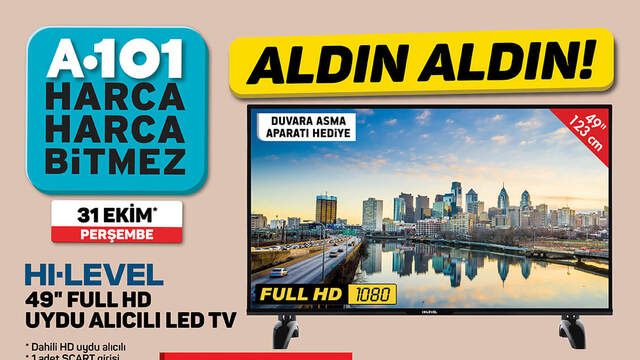 A101 31 Ekim aktüel ürünler