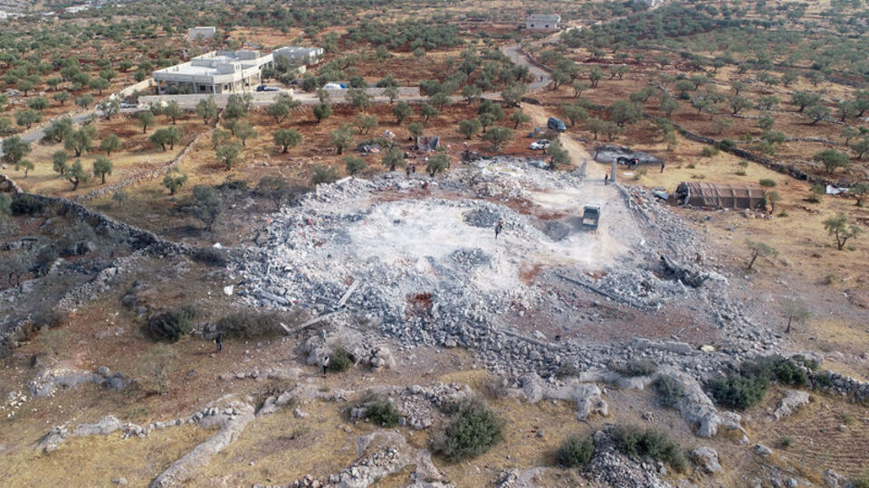 Bağdadi operasyonunun görüntüleri yayınlandı