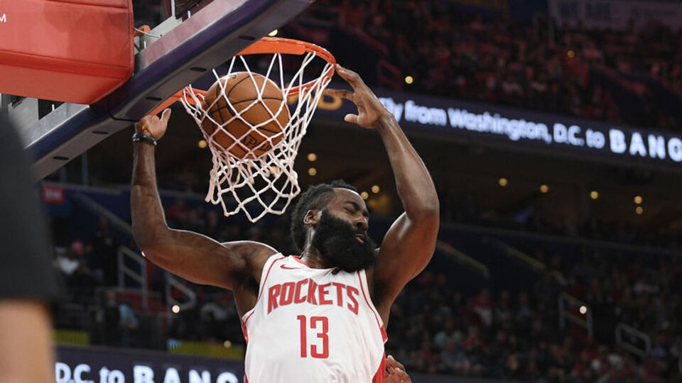 İki takımdan 317, Harden'dan 59 sayı!