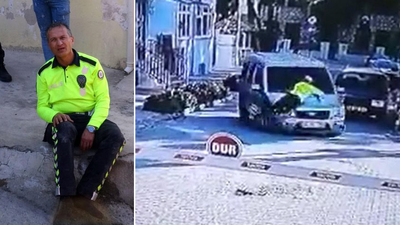 Kaputun üzerinden 2 km takip etti!